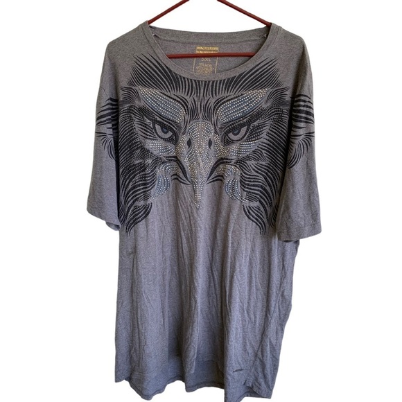 Men's Sean John Studded Eagle Tee Shirt Size XXXL - Picture 1 of 6